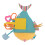 Fish Shape Baby Car Mirror Plush, Adjustable & Rotatable 7
