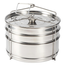 Stackable 3Tier Steamer Pot, MultiLayer Cooker Accessory for Pressure Cooking and Food Steaming