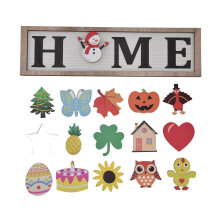 Decorațiune pe tot parcursul anului, decor în stil rustic, semn de masă de sărbători pentru mai multe locații, inclusiv case rustice, case de