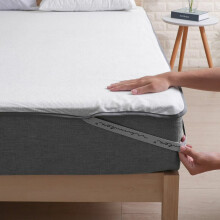 Memory Foam Mattress Topper, Hypo-Allergenic Ventilated Design for Unmatched Comfort, CertiPUR-US Certified Queen Size Bed Pad