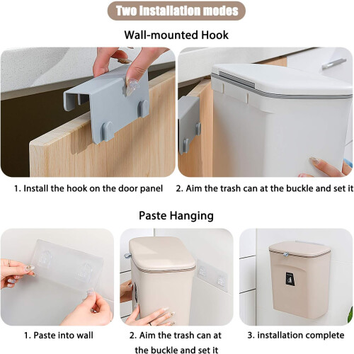 Innovative Kitchen Compost Bin, Flexible Soft Rubber Device Ensures Secure Bag Placement 2