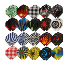 60 Stück Dart-Flights Feder Ersatz - Verbessert die Genauigkeit für alle Dart-Arten