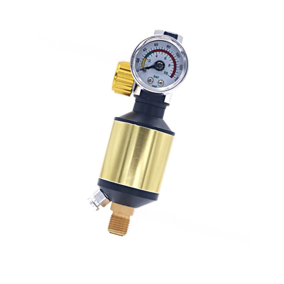 Air Compressor Regulator With Water Separator, 1/4 Inch Air Filter, 140 Psi Gauge For Spray Painting 9412369302830