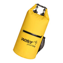 PVC Rafting Buoy Bag 10L Inflatable Floating Bag With Mesh Fabric Easy To Inflate Anchor Buoy For Boating
