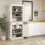 Homcom HOMCOM 180cm Kitchen Pantry Storage Cabinet Server Food Organizer, White 7
