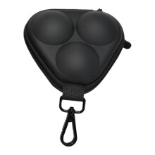 Golf Bag Portable Ball Holder Dry Cleaning Bag for Golf Balls Hard Shell Organizer Golf Accessory Stand