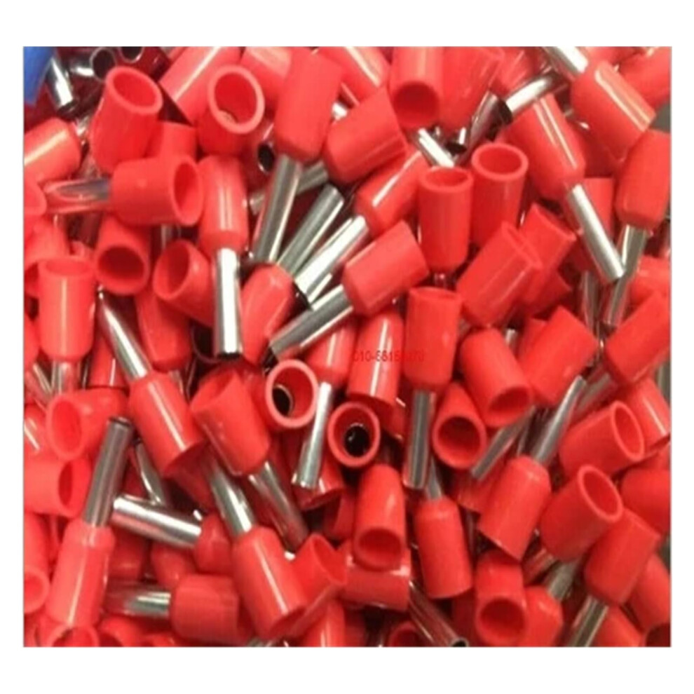 E1508 Insulated Electrical Pin Crimp Terminals Insulated Solderless Ferrule Terminal Connector 9365049045957