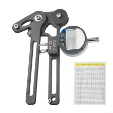 Bicycle Spoke Tension Meter Aluminum Alloy Tensiometer For Road Bikes, Precise, Fits 26 27.5 700C 29 In Wheels, Black