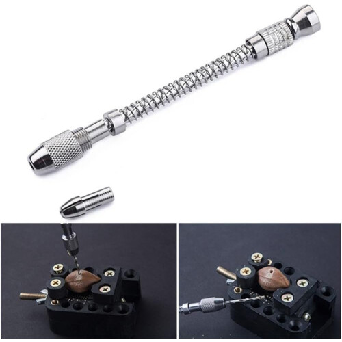 Portable Mini Hand Drill, Adjustable Switch, Woodworking Carving Drilling 2