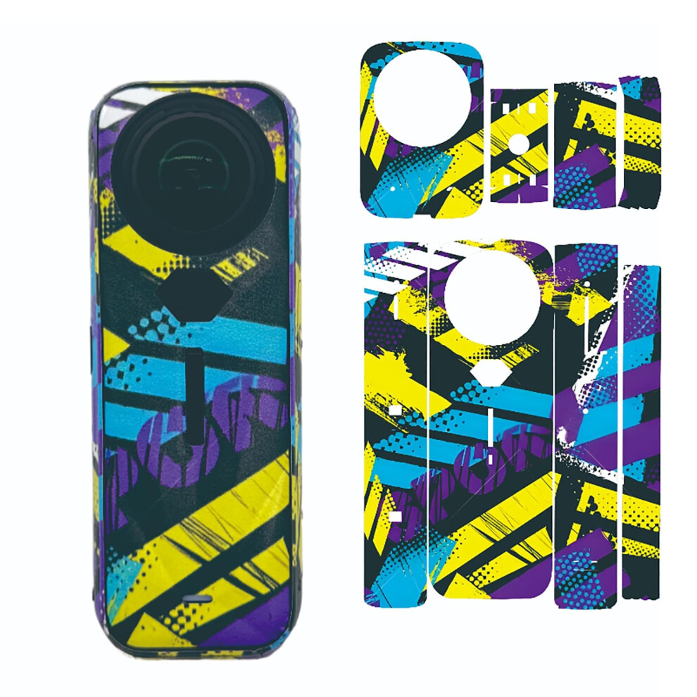 Skin Sticker Set Pvc Fullcoverage Sticker Decal Skin Diy Accessory For Insta360 X5 9365049046664