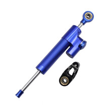 Motorcycle Damper  Compatible With Ninja 400/300/250, CB650F, R1, YZFR3, R25, Tracer Steering Damper Blue