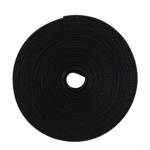 Cable Ties for Efficient Organization of Data Cables  Easy Storage  Black