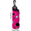 Golf ball bag with keychains, lightweight accessory with 3tee capacity, pink. 4
