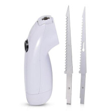Stainless Steel Blade Cordless Electric Knife with Ergonomic Handle