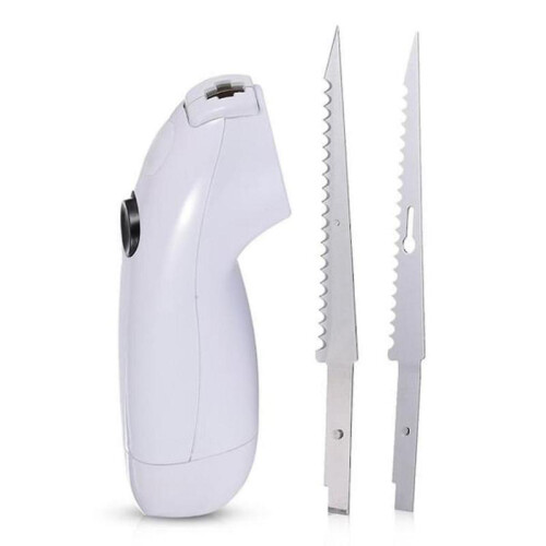 Stainless Steel Blade Cordless Electric Knife with Ergonomic Handle