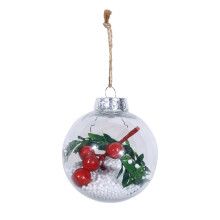 Boules de Noël incassables à remplir soi-même, décorations polyvalentes avec corde en chanvre pour suspendre au sapin, durables et résistantes.