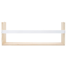 Solid Wood Floating Shelves Eco-Friendly Rustic Farmhouse Style Wall Mounted Spice Rack For Kitchen Space Saving Storage