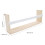 Solid Wood Floating Shelves Eco-Friendly Rustic Farmhouse Style Wall Mounted Spice Rack For Kitchen Space Saving Storage 8