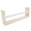 Solid Wood Floating Shelves Eco-Friendly Rustic Farmhouse Style Wall Mounted Spice Rack For Kitchen Space Saving Storage 4