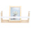 Solid Wood Floating Shelves Eco-Friendly Rustic Farmhouse Style Wall Mounted Spice Rack For Kitchen Space Saving Storage 5