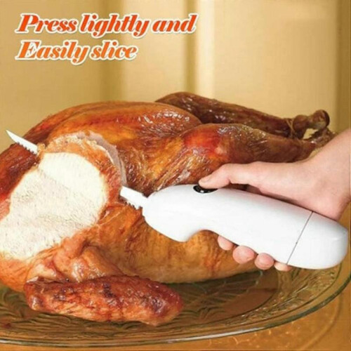 Stainless Steel Blade Cordless Electric Knife with Ergonomic Handle 1
