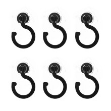 Swivel Metal Hooks For Hanging Decorative Items, 360 Degree Rotary Hooks Strong & Versatile Ceiling Hook Set Ideal For Indoor Outdoor Use