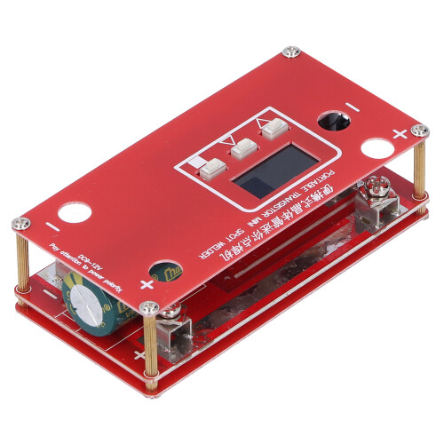 Transistor Spot Welding Machine LCD Display Mini Spot Welder Portable Controller For DIY Battery Projects Automatic Manual Touch Mode 2