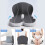 Modifiable Backrest Pillow Set Molded Border Plan-Double grey 6