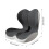 Modifiable Backrest Pillow Set Molded Border Plan-Double grey 3