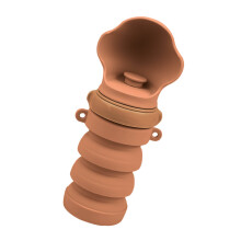 400ml Pet Drinking Bottle Feeders Leakproof Water-brown