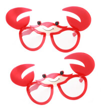 Flipping Krab Vorm Brilmontuur Plastic Brillen Frame-2 stuks