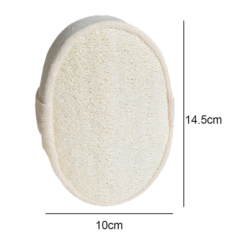 Natural Loofah Exfoliating Body Scrubber, Eco-Friendly Luffa For Gentle Skin Renewal, Flat Sections With Uniform Thickness And Size, Promotes Blood