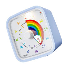 Stille timer voor kinderen Valbestendig Kunststof-Lichtblauw
