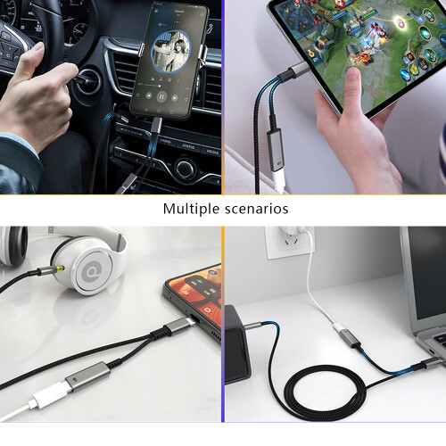 Προσαρμογέας In1Usb C σε 3.5Mm, Crystal HiFi Sound για τις ανάγκες ψυχαγωγίας σας στο κινητό, 2