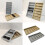 Fleece Eyeglass Organization Tray With Compartments-Linen Color 3