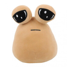 My Pet Alien Pou Plush Toy Stuffed Kawaii Alien Pet Doll Soft Plush Pillow Gifts for Kids Boys Girls