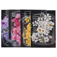 Esteettisiä scrapbooking-materiaaleja, vedenpitäviä läpikuultavia mattatarroja, 4 pakkausta luonto pullossa -teemaa luovaan ilmaisuun,