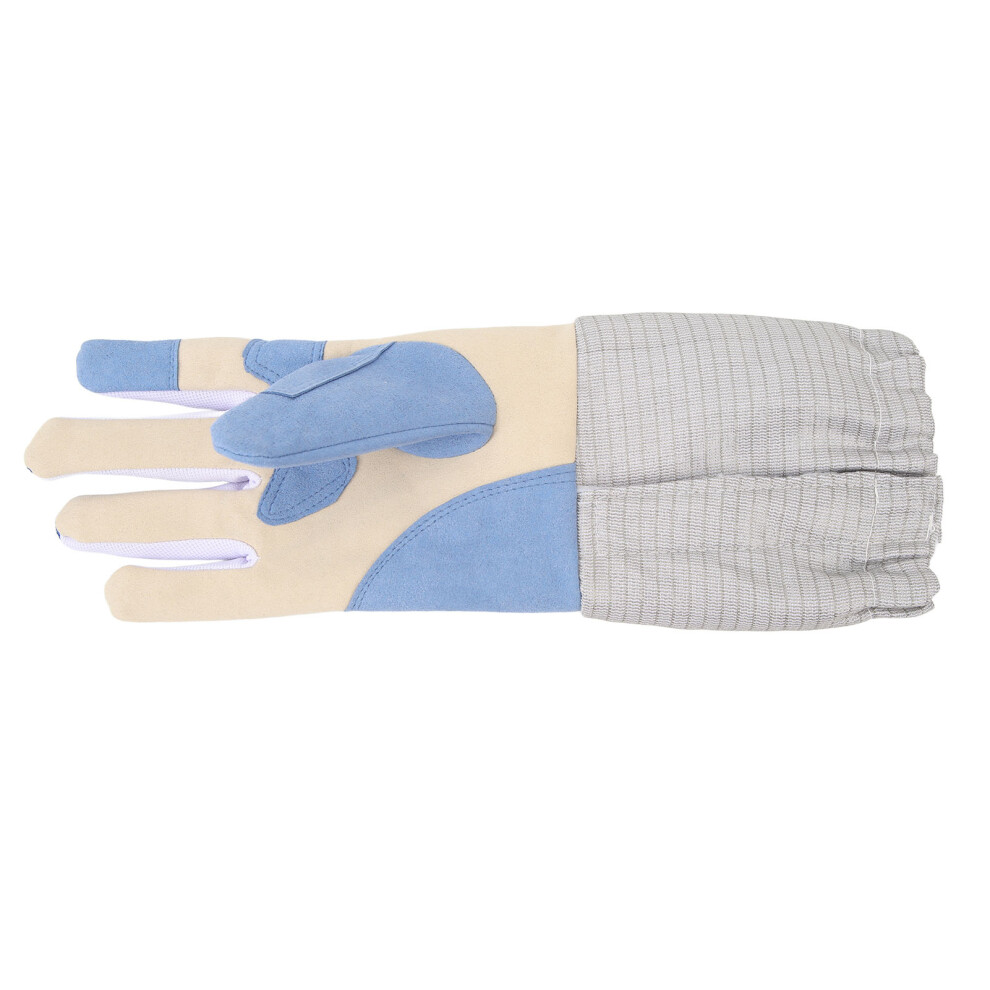 Knitted Fabric Fencing Glove Right Hand Padded Anti Slip Durable For Training M 9381368811257