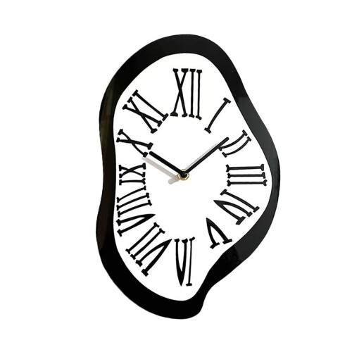 None-Ticking Silents Battery Operated Clock Moderns Simple