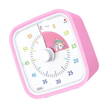 Praktischer leiser Kunststoff-Timer für Kinder mit-Rosa
