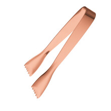 Rutschfeste Eiswürfelzange, praktische Metalldesigns-Roségold
