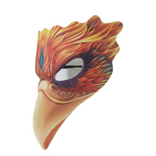 Masque de carnaval élégant en tissu EVA doux,-Feu Phénix