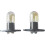 2pcs Bulb Light Replacement 20W 2A 250V Microwave Fridge Light Bulb with Base Kitchen Accessories 3
