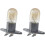 2pcs Bulb Light Replacement 20W 2A 250V Microwave Fridge Light Bulb with Base Kitchen Accessories 4