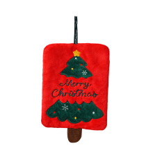 Festival cartoon handdoek zachte koralen fleece stof-Kerstboom