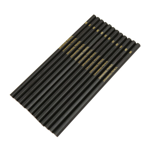24Pcs Hexagonal Graphite Sketch Pencils for Drawing, Shading, Doodling