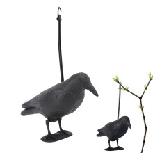 Standing Crow Decoy Archery Target - Durable PE for Outdoor Shooting & Decor