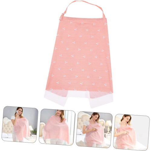 Breastfeeding Nursing Cover Outdoor Feeding Canopy Stroller Shield Mesh One Size Soft Tree Design 2