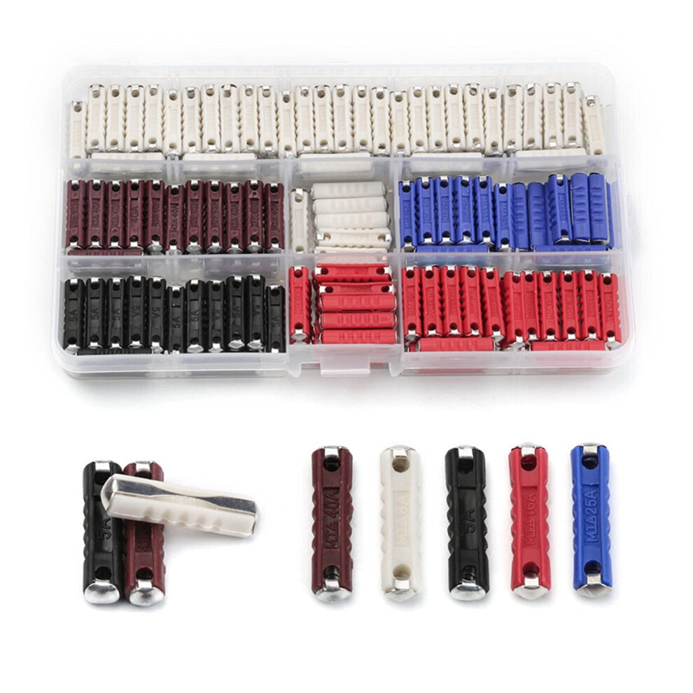 Fuses 200Piece 540A Automotive Fuse European 6Mm Blade Bakelite Car Eu Fuse Assortment Kit 9365049047975