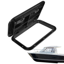 Boot Hatch, Rectangular Cover for Storage with NonSlip Grip, Waterproof for Yacht RV Boat 44x31.5cm